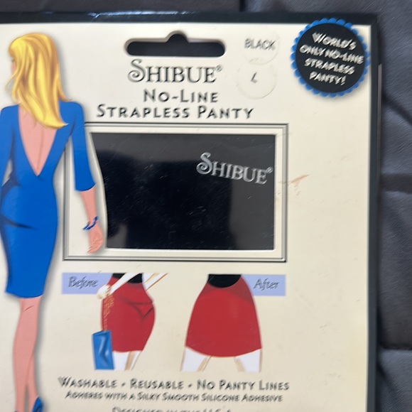 Shibue no line strapless panty new with tags small S - Picture 5 of 6